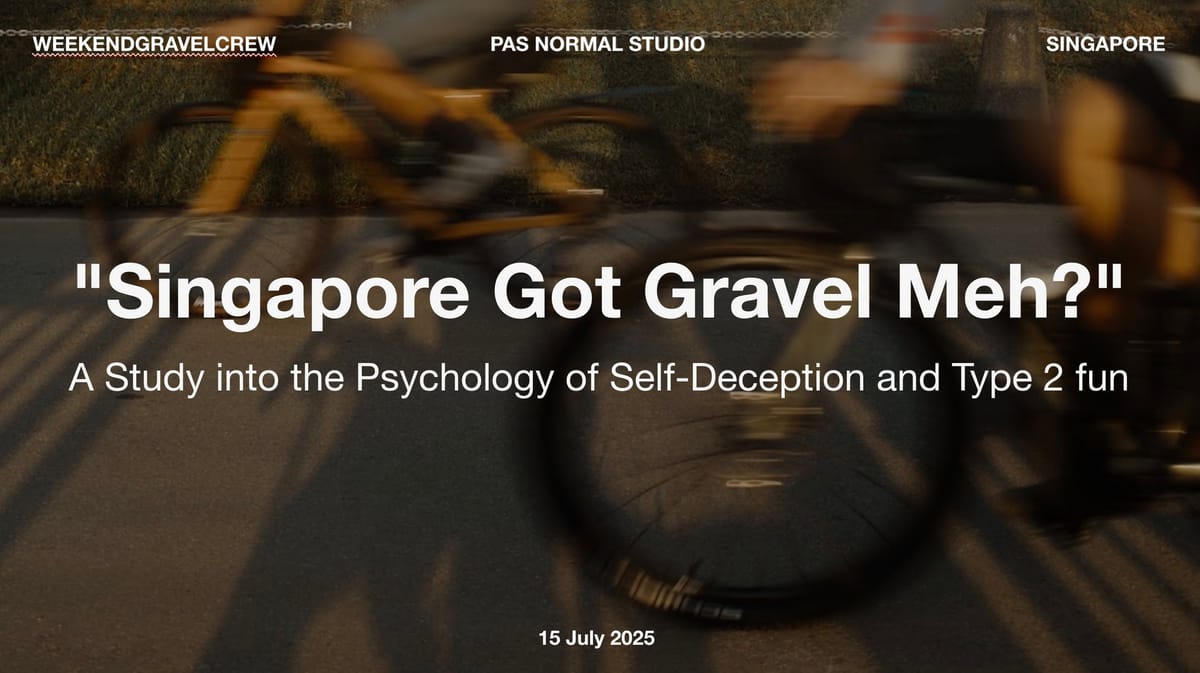 Singapore Got Gravel Meh?